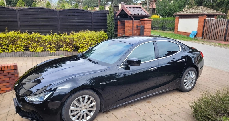 Maserati Ghibli cena 95000 przebieg: 130000, rok produkcji 2014 z Piaseczno małe 211